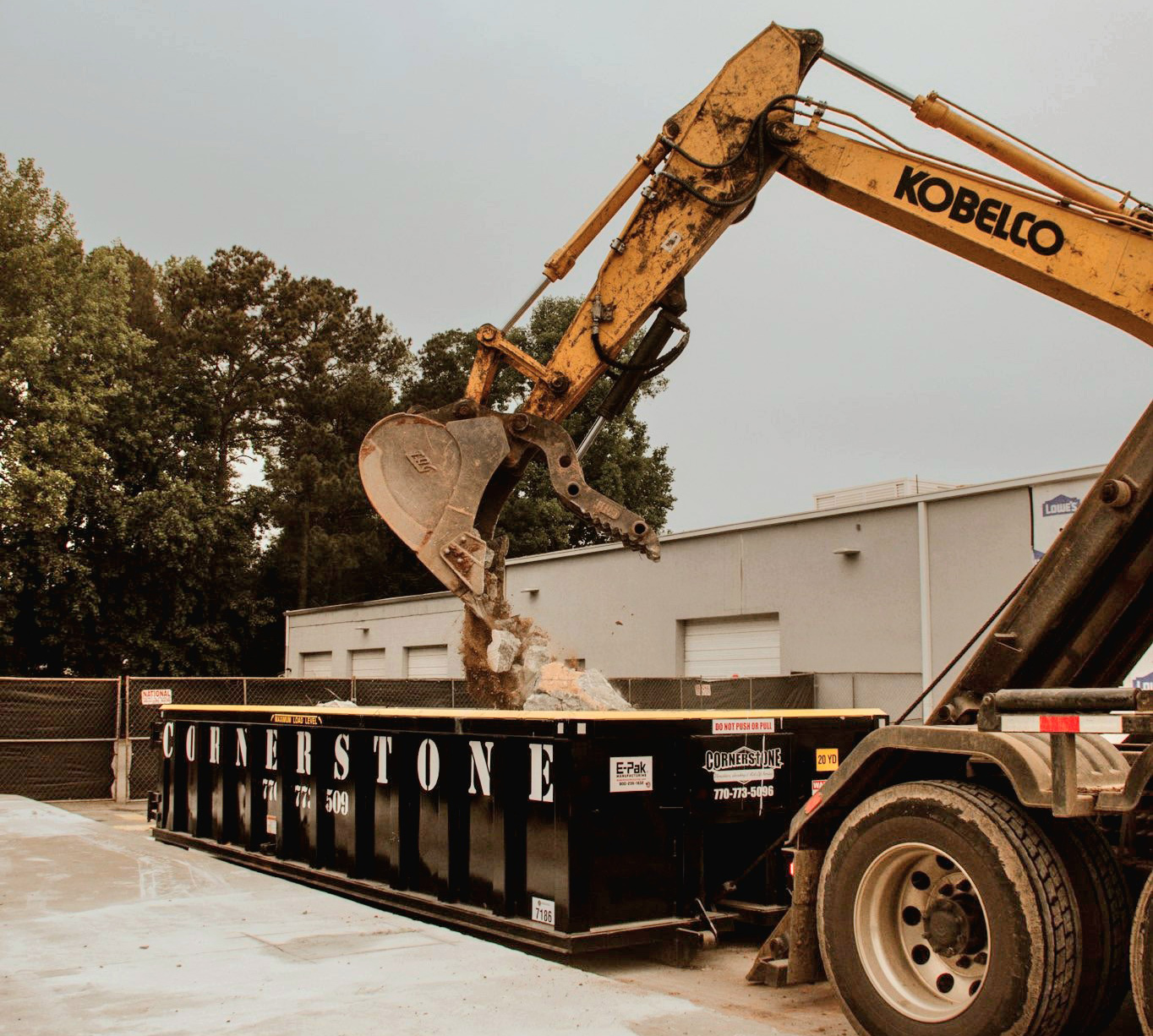 Cornerstone demolishes commercial, industrial, and residential structures, has roll-off dumpsters, and provides concrete crushing, and more! Cornerstone demolishes commercial, industrial, and residential structures, has roll-off dumpsters, and provides concrete crushing, and more!